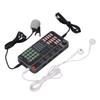 Voice Changer Live Sound Card Portable Voice Disguiser with Bluetooth DJ Controller for Live Streaming Singing Gaming