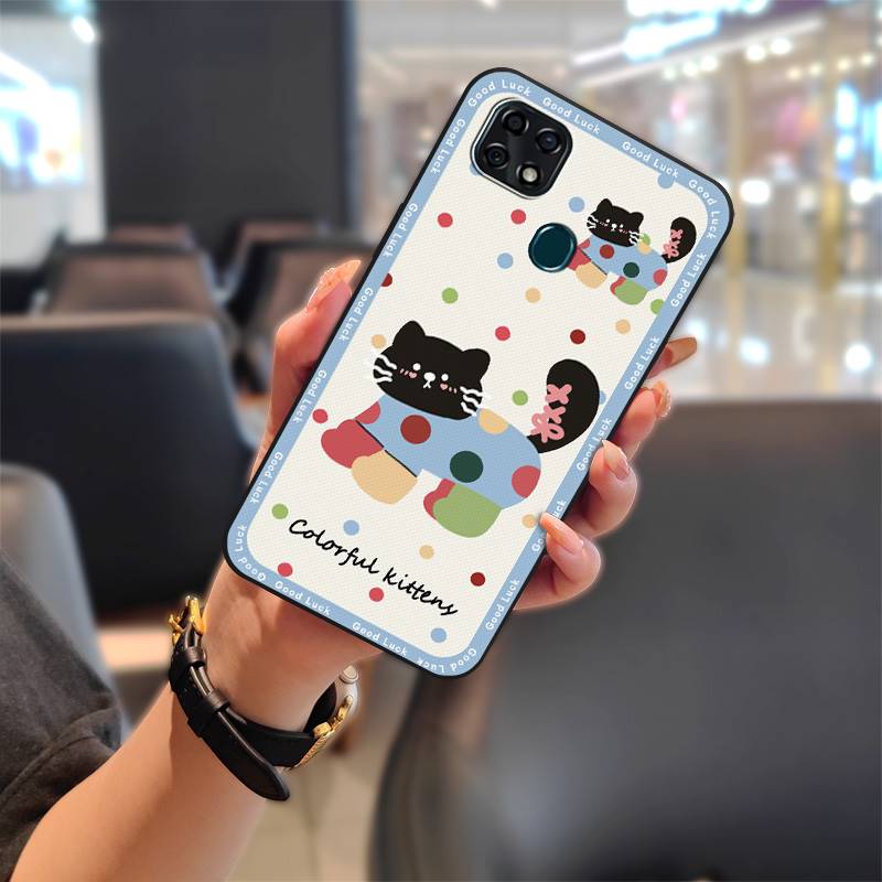 Wodoodporne Silikonowe Etui na Telefon Dla ZTE Blade V2020 Vita/Blade20 Smart/10 Smart Graffiti Śliczne Pyłoszczelne Kreskówkowe Trwałe