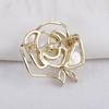 High-End Natural Shell Butterfly Camellia Pearl Brooch for Women