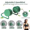 Portable Neck Fan Personal Neck Fan Hanging Neck Sports Fan USB Rechargeable Wearable Cooling Head Fan 360 Degrees For Travel Sp