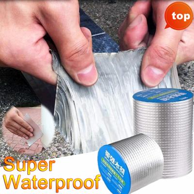 Fita impermeável resistente a altas temperaturas, folha de alumínio, fita butílica espessa, parede, piscina, telhado, rachadura, duto, reparo, fita autoadesiva selada