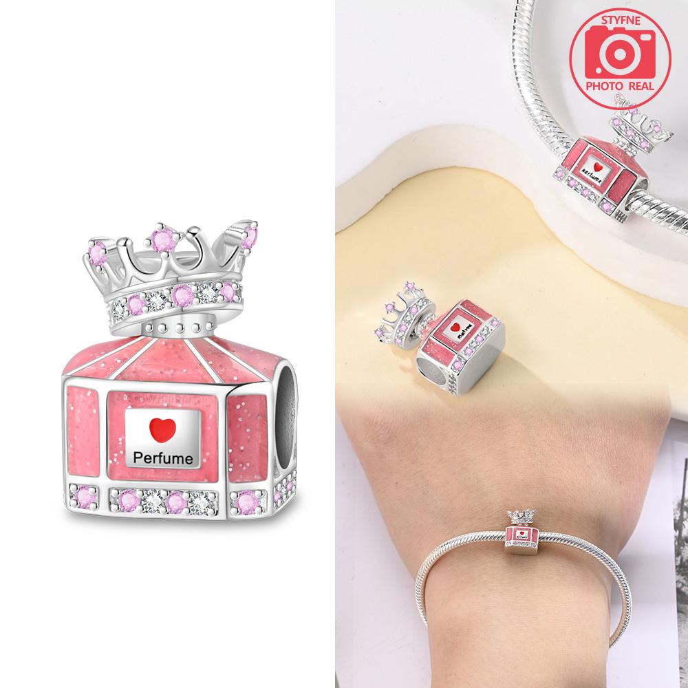 Violet Perfume Water Bottle Beads Copper Colors For Charms Copper Colors Original Bracelet For Jewelry Making