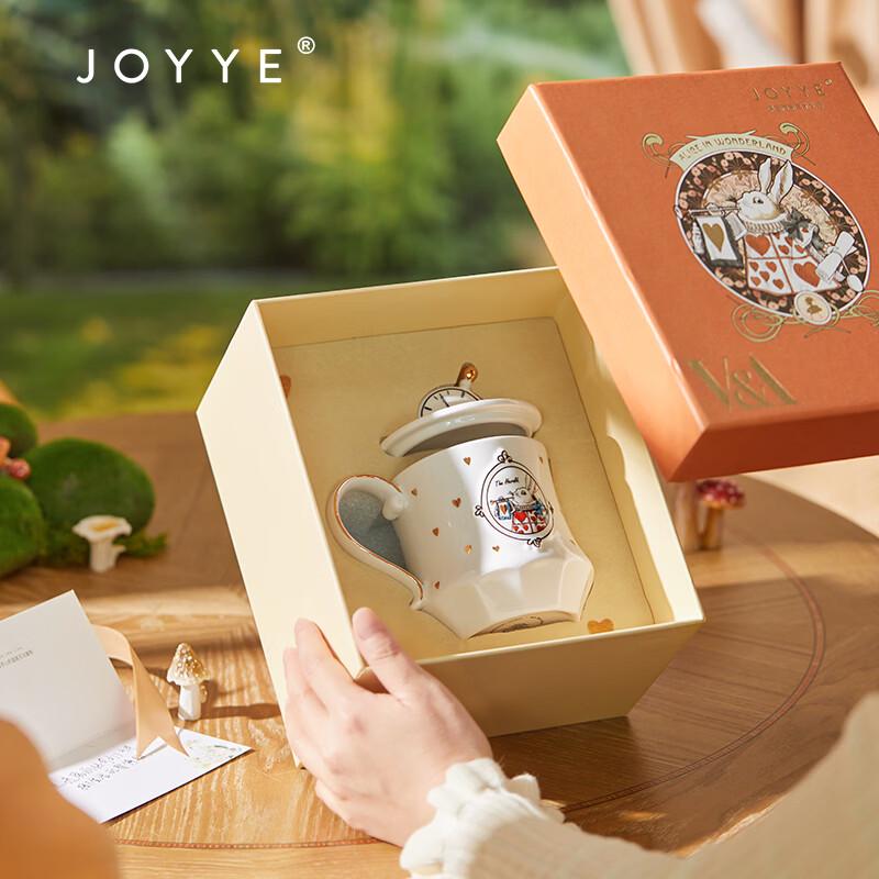 JOYYE Alice im Wunderland Schmetterling Keramiktasse