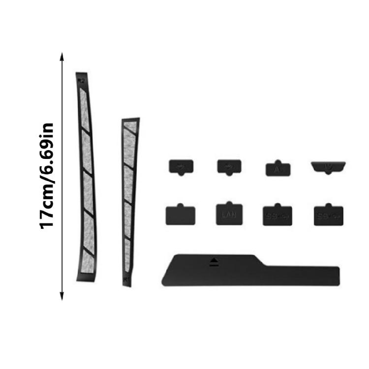 Gaming Accessories For Slim Dustproof Protector Game Console Silicone Dust Plugs Set