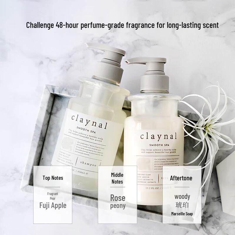 CLAYNAL Rose Hair Care Set