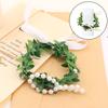 10 Pcs Drip Protection Communion Candle,Candle Rings Small Artificial Wreaths Drop Catcher For Candles
