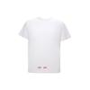 Minimalistic Back Alphabet Logo Short Sleeve Version White Men's OMAA002F161850520188