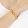 Kalen Round Snake Chain Bangles for Men and Women Gold Color Stainless Steel Jewelry Personal Identity Symbol Accessories