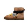 CLASSIC MINI Sheepskin Thermal Abrasion Resistant Short Snow Boots Women's Brown 1016222-CHE(Team285-)
