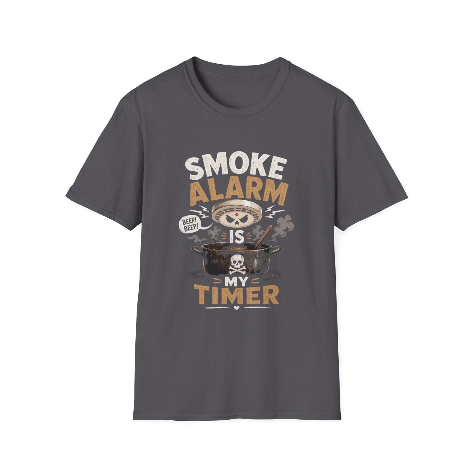 Smoke Alarm Is My Timer Children s Children s T Children s T-shirt | Funny Cooking Timer Gift Tee 130