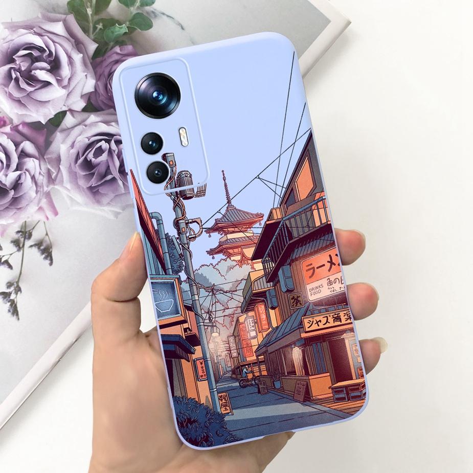 For Xiaomi 12T Pro Case Cute Astronauts Cartoon Cover Soft Silicone Phone Cases For Xiaomi Mi 12T Pro Mi12T 12TPro Fundas Bumper