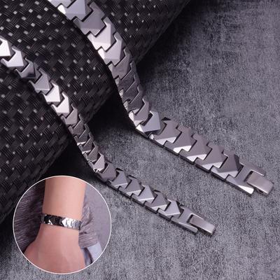 Ikuinen Wolfram-Magnetarmband für Damen und Herren, Pfeil-Paar, Wolfram-Armband, Herren-Kette, Hämatit-Armband, kratzfest