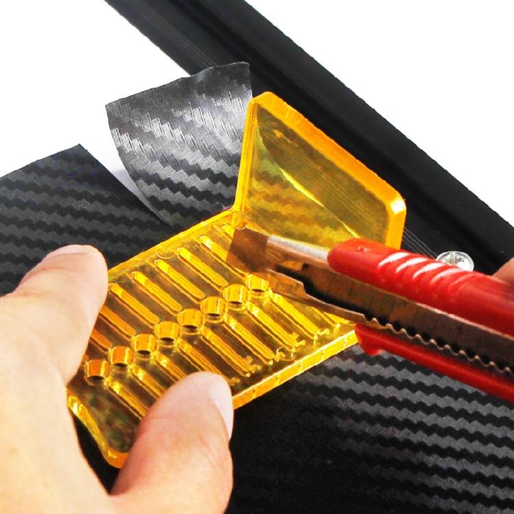 Car Tint Measure Application Squeegee Scraper Rotatable Head Nonslip Handle for Enhanced Film Fitting Accurate Placement