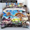 S-Splatoon Game Gamer Cartoon Dekbedovertrek Beddengoedset, Dekbedovertrek Bedset Quiltovertrek Kussensloop, King Queen Size Beddengoedset Kinderen