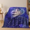 3D JIMIN Solo KPOP Singer Flannel Blanket,Warm and Cozy Soft Throw Blanket for Home Bedroom Bed Sofa Picnic Office Cover Gift