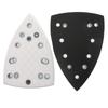 4 Nail 7 Holes Polishing Disc Practical Triangular Hook & Loop Sanding Pad Replacement Plate for DTS 400-REQ