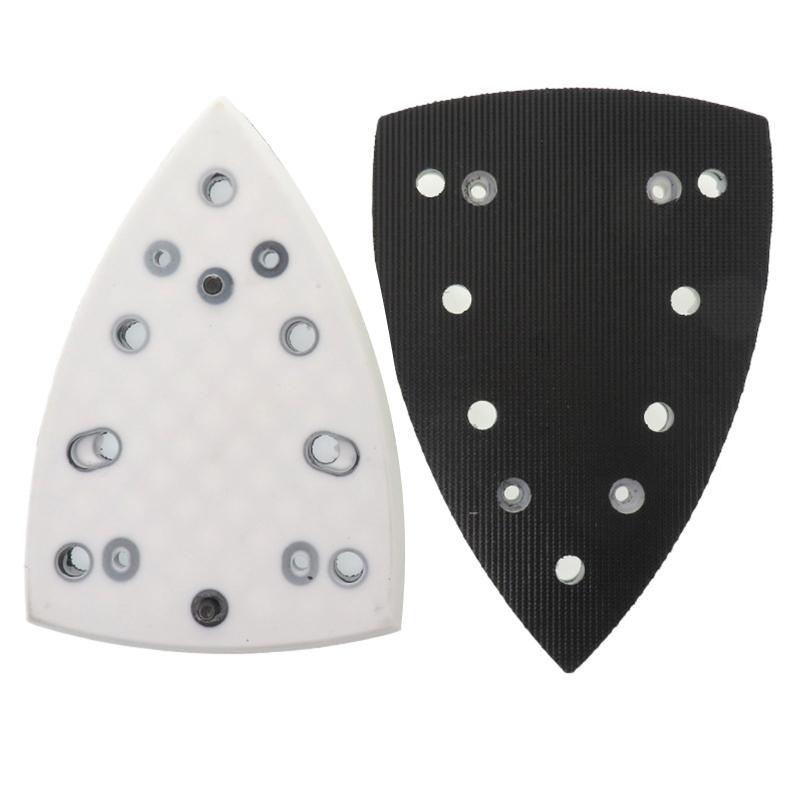 4 Nail 7 Holes Polishing Disc Practical Triangular Hook & Loop Sanding Pad Replacement Plate for DTS 400-REQ