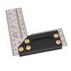 Woodworking   Ruler Right Angle Ruler Carpenter   Layout Tool with Marking Holes 3.9 Inch