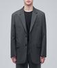Musinsa Standard Wool Blend Oversized Blazer [Medium Grey]