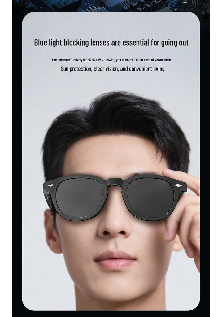 H06 Smart Glasses with AI Translation, Q&A, and Intelligent Recognition for Meeting Minutes