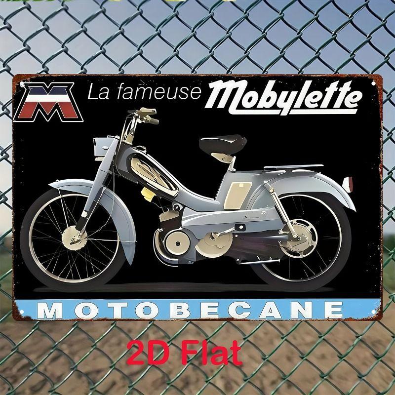 Vintage Tin Sign Retro Motorcycle Garage Wall Decor Bar Man Cave Artwork