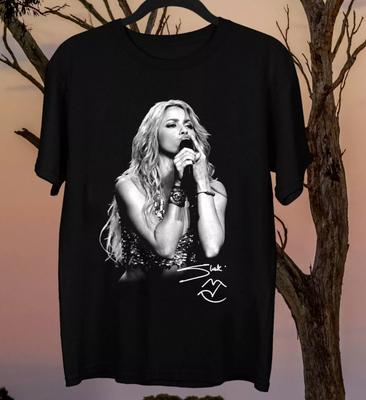 Shakira Singer Funny Gift Family Men Short Sleeve T-shirt Size S-5XL