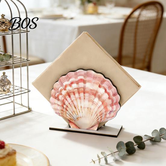 Ocean Napkin Holder Themed Wooden for Table, Summer Coastal Seaside Style Kitchen Accessory Dispenser, Rustic Tissue Kitchen, Dining Room Nautical