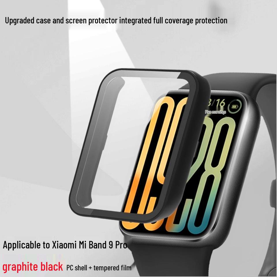 

Xiaomi Smart Band 9 Pro Case: Full Coverage Anti-Drop Protective Cover with Tempered Film. For Xiaomi Smart Band 9 Pro