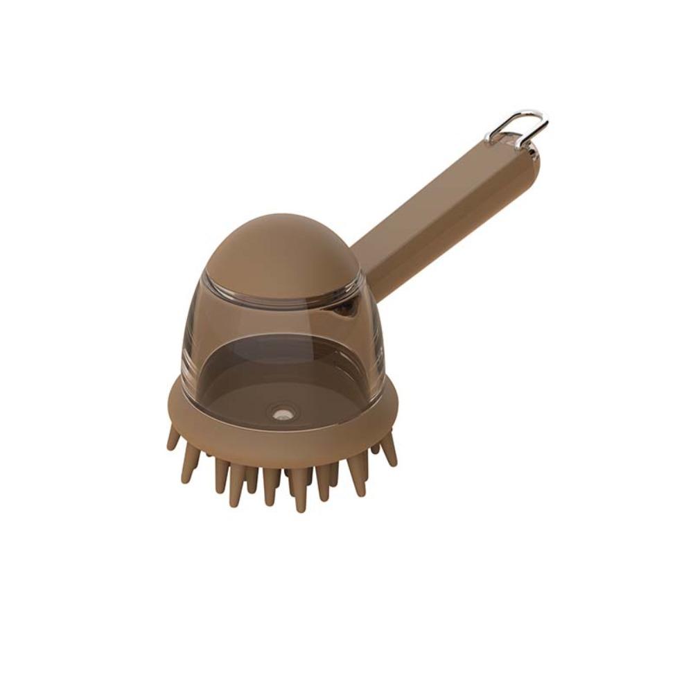 

Soft Pet Bath Brush 2 in 1 Pet Wash Brush New Dog Bath Brush Dogs кавовий