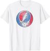 Grateful Dead Distressed Steal Your Face Logo Vintage Band T-Shirt