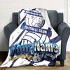 1pc birmingham city f.c. Blanket with Custom Name, Gift, for Men and Women, Soft Blanket, Good for Sofa Bed Couch Travel, Lightweight Flannel Blanket