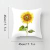 45x45cm Sunflower Print Cushion Cover Plant Landscape Pillowcase Decoration Pillow Cover For Living Room Bedroom Chair Decor