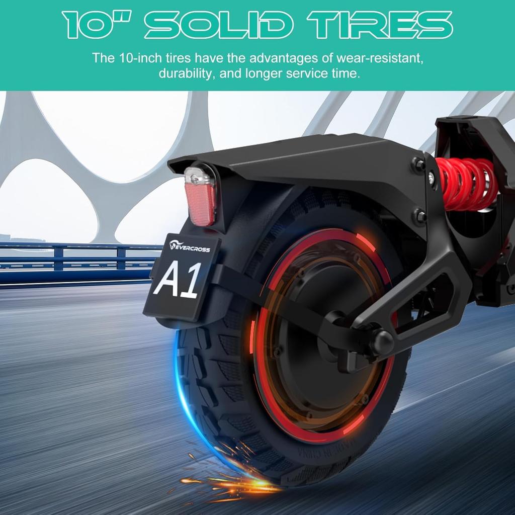 Evercross A1 Electric Scooter with 48V 13Ah Battery 10inch