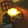 1:12 Dollhouse Miniature Wall Light Led Lamp Rose Wall Lamp Doll Room Decor Toy