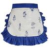 Cotton Half Apron with Daisy Print & Lace Hem Breathable Adjustable