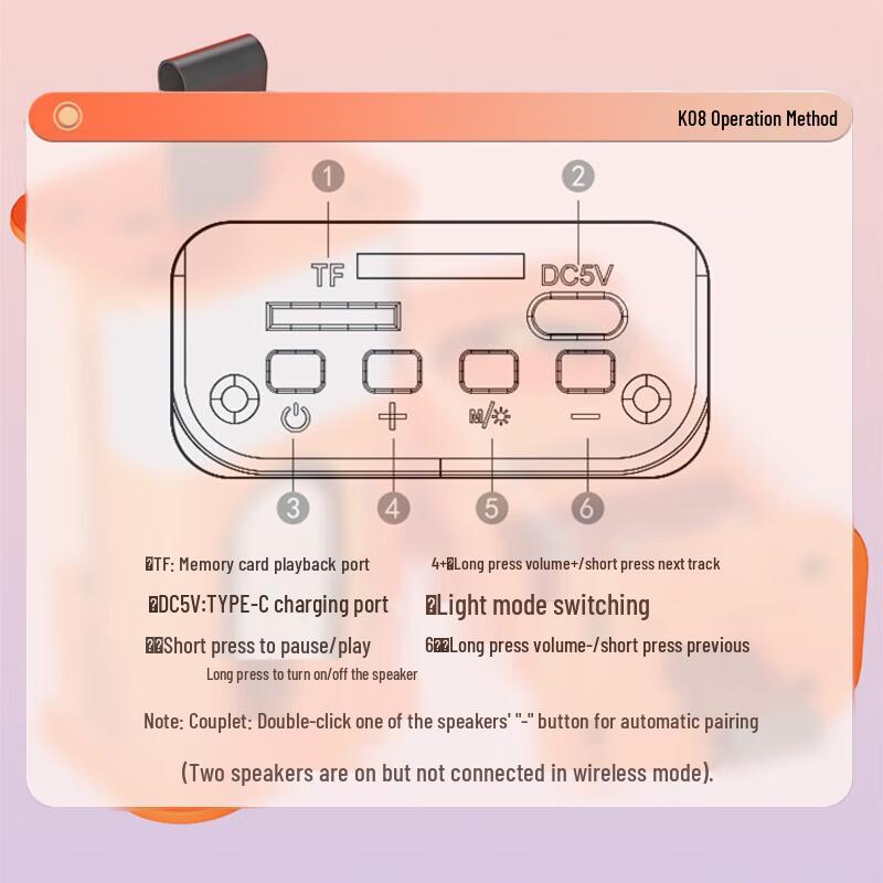 OKSJ A20 Theater Edition Desktop Bluetooth Speaker