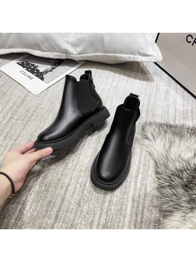 

Осень Новая Мода Универсальные Корейская Версия Тренд Удобные Ботинки Одинарные Ботинки Обувь на Плоской Подошве Модные Ботинки Женские Ботинки 38