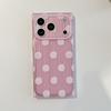 Candy Stripe Polka Dot Phone Case for iPhone 17 Pro Max - Girly Protective Cover for Apple 16/15