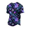 Men's Halloween Printed Short Sleeve Neck T-Shirt for Party Costume