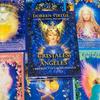 Crystals Angel Oracle Cards 44 Deck 10.4*7.4cm Spanish Version Fate Divination Tarot Board Game Cristales Ángeles