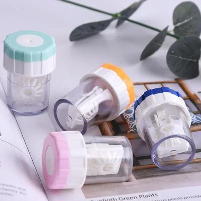 Contact Lens Cleaner Case Box Plastic Container Storage Holder Portable Lenses Cleaning Tools Travel Set
