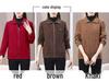 2025 Spring/Autumn Women's Plus Size Corduroy Jacket: Long Sleeve, Loose Fit, Zipper, Solid Color Cardigan