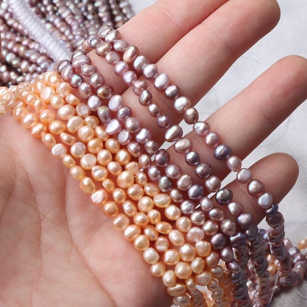 About 75 Pieces/Rope Natural Freshwater Pearl Beads DIY Jewelry Beads  Jewelry Making Accessories