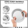 7Pcs Soil Sieves Mesh Set Stainless Steel Garden Soil Stone Filtration With Shovel 9.45inch Diameter Riddle Sieve Set
