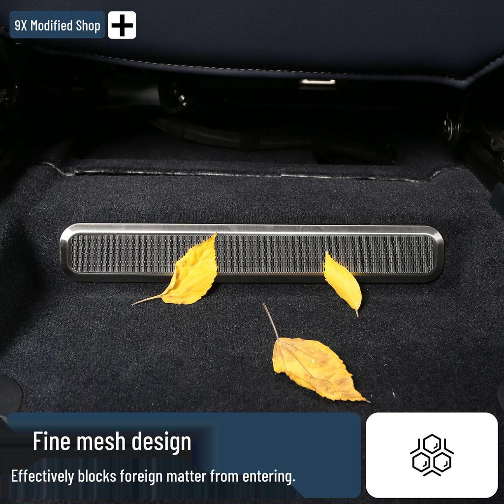 Jike 9X Seat Air Vent Stainless Steel Protector: Dustproof, Anti-Clogging, Practical Upgrade.