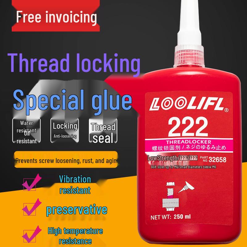 222 Screw Glue Anaerobic Threadlocker Adhesive for Small Screws Anti-Loosening