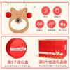 Baby Rattle Toy Baby's Rattle Grasping Wooden Handbell for Baby's Attention Attracting