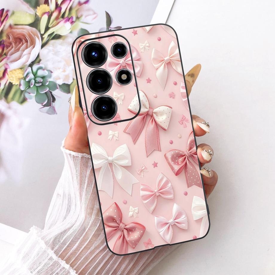 For Itel S26 Ultra Super 26 Ultra 26Ultra Phone Case Soft Black Silicone Cover Butterfly Dragon Cat Floral Painting Bumper Funda