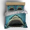 Shark Face Underwater Design. Bedding Sets Duvet Cover Sets Duvet Covers Pillowcases(1 * Duvet Cover 2 * Pillowcases, Without Duvet Insert)