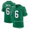 Pánský vintage zelený fotbalový dres DeVonta Smith Eagles 6 pro celoroční sportovní oblečení